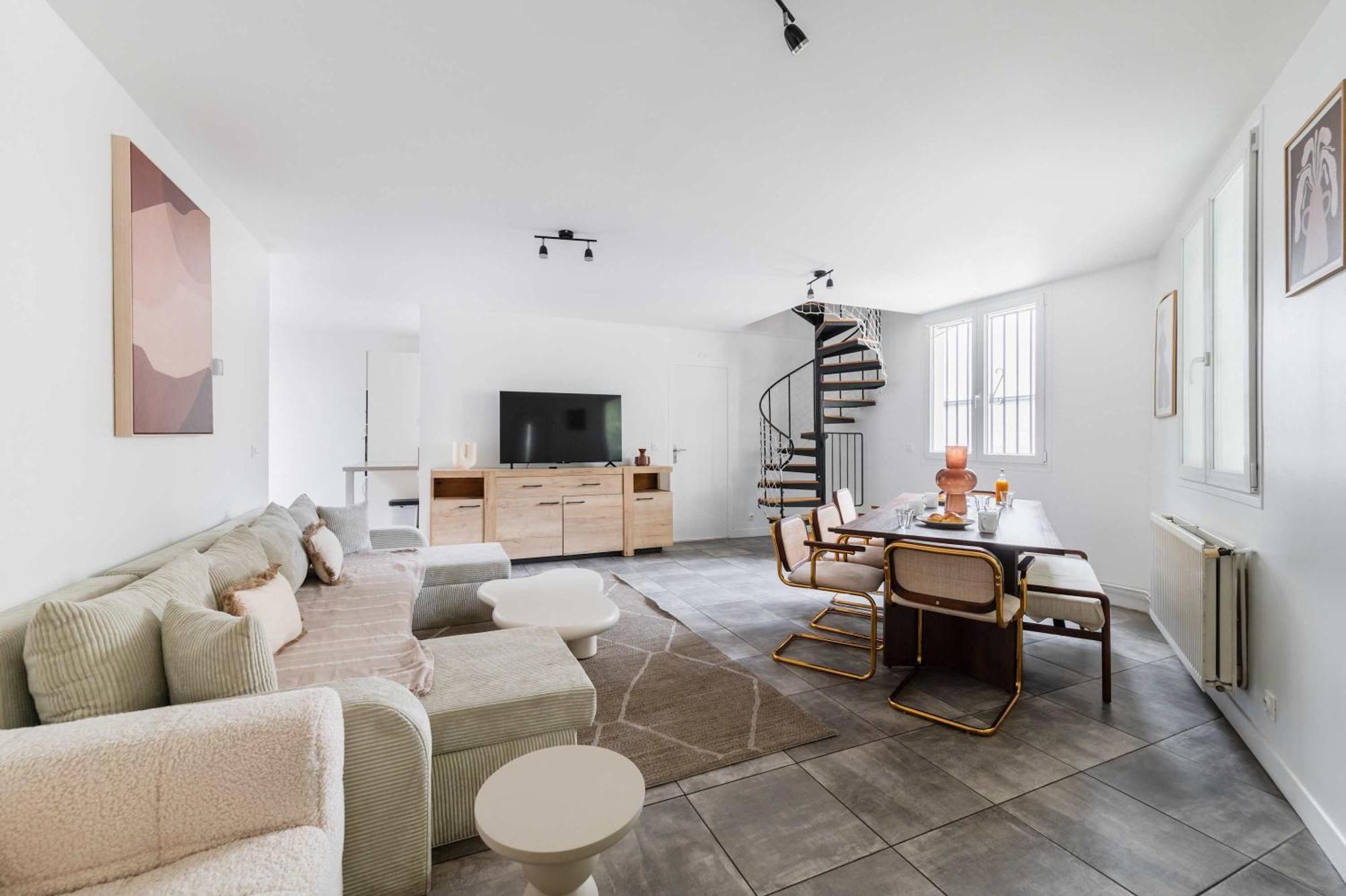 Villa Romainville Paris Pour 8 Personnes - Flat-Guest Экстерьер фото
