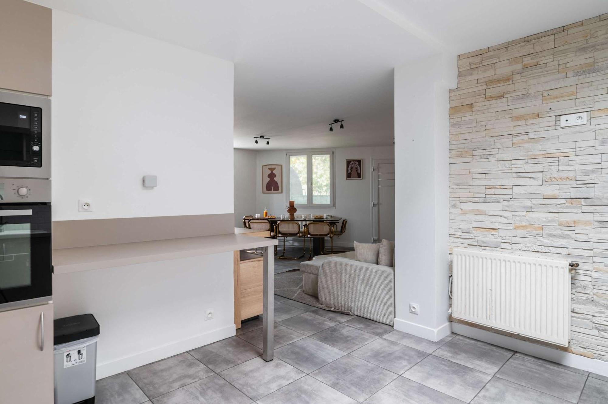Villa Romainville Paris Pour 8 Personnes - Flat-Guest Экстерьер фото